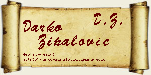 Darko Zipalović vizit kartica